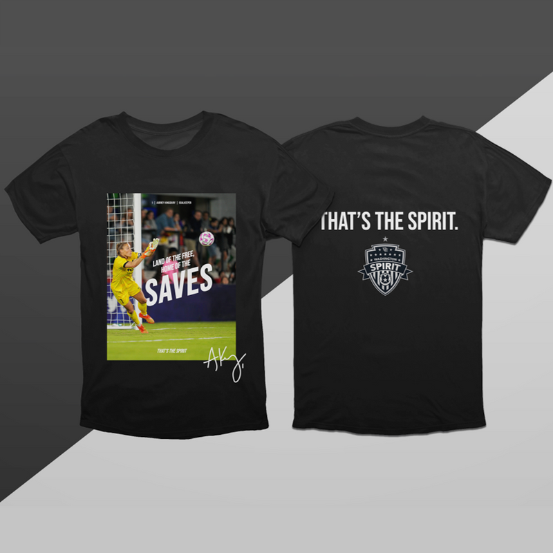 That's the Spirit! Player Tees - Aubrey Kingsbury "Land of the Free, Home of the Saves"