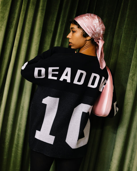Dead Dirt x Spirit Big Bloom Knit Sweater – Black – Washington