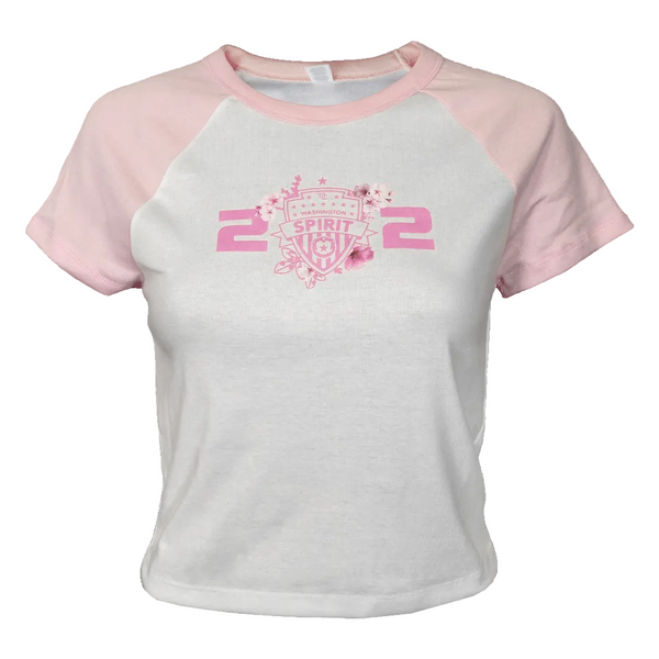 pois ポワ blouse tee ブラウスティー 2026 ピンク 新品 2026 Spirit Cherry Blossom Pink & White Baby Tee – Washington