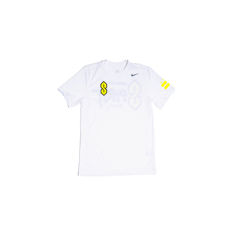 Washington Spirit 2024 Graffiti "S" Nike Legend Tee - White