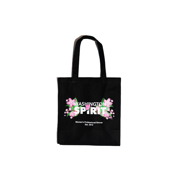 Washington Spirit 2024 Cherry Blossom Tote Bag - Black