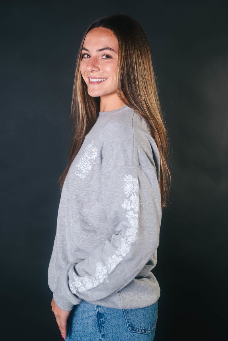 Sudadera clásica con estampado floral de Dead Dirt x Spirit