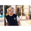 Camiseta con bloques de color en blanco y negro de Washington Spirit
