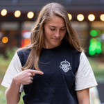 Camiseta con bloques de color en blanco y negro de Washington Spirit