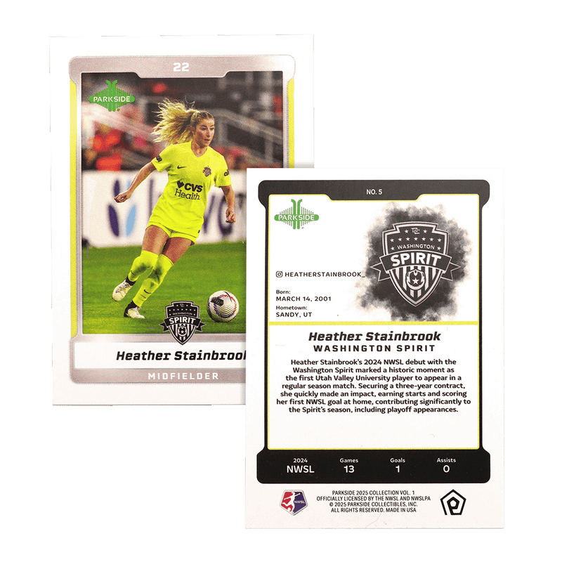 Tarjetas coleccionables del volumen 1 de la NWSL 2024