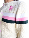 Dead Dirt x Spirit Cherry Blossom Cable Knit Button Up Sweater (COMING SOON)