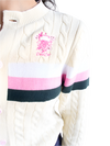 Dead Dirt x Spirit Cherry Blossom Cable Knit Button Up Sweater (COMING SOON)