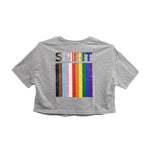 Washington Spirit 2023 Pride - Short Sleeve Cropped Tee - Grey