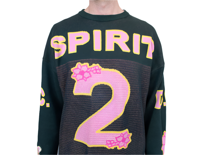 Dead Dirt x Spirit Cherry Blossom Spirit Green #2 Oversized Unisex Sweater (COMING SOON)
