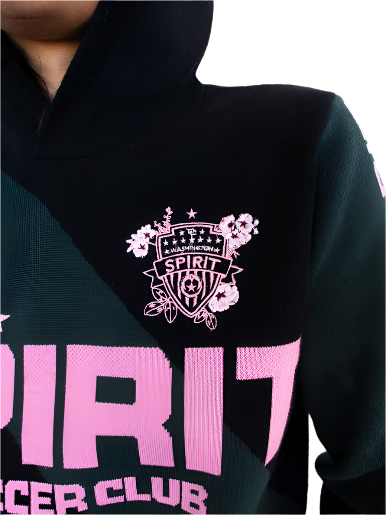 Dead Dirt x Spirit Cherry Blossom Soccer Club Knit Hoody (COMING SOON)