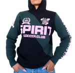 Dead Dirt x Spirit Cherry Blossom Soccer Club Knit Hoody (COMING SOON)