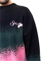 Dead Dirt x Spirit Cherry Blossom Pink Gradient Oversized Sweater (COMING SOON)