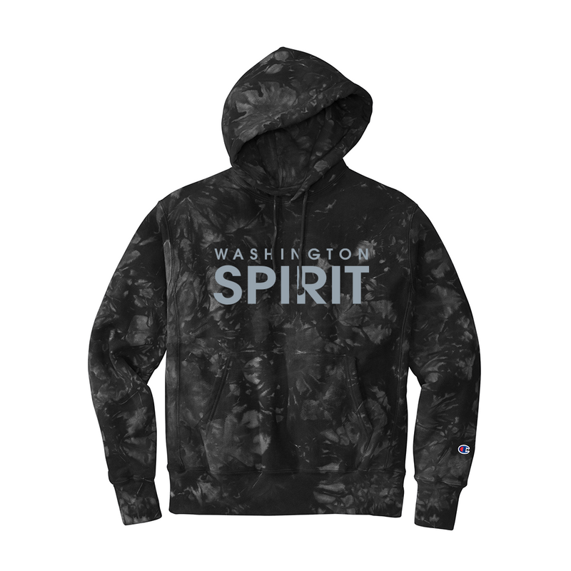 WASHINGTON SPIRIT Tie Dye Hoodie - Dark Grey (Adult)