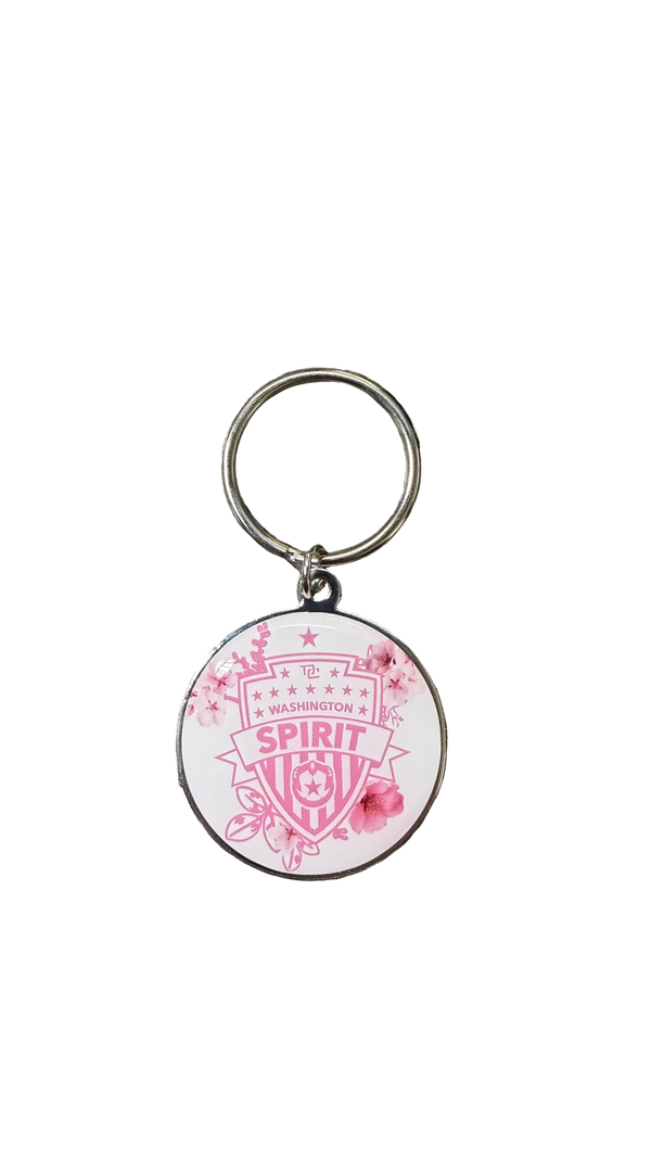 Washington Spirit Cherry Blossom Keychain