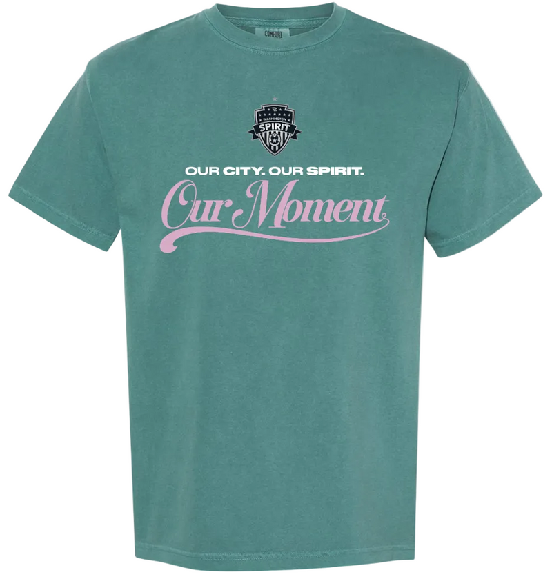 Washington Spirit "Our Moment" Graphic T-Shirt - Teal