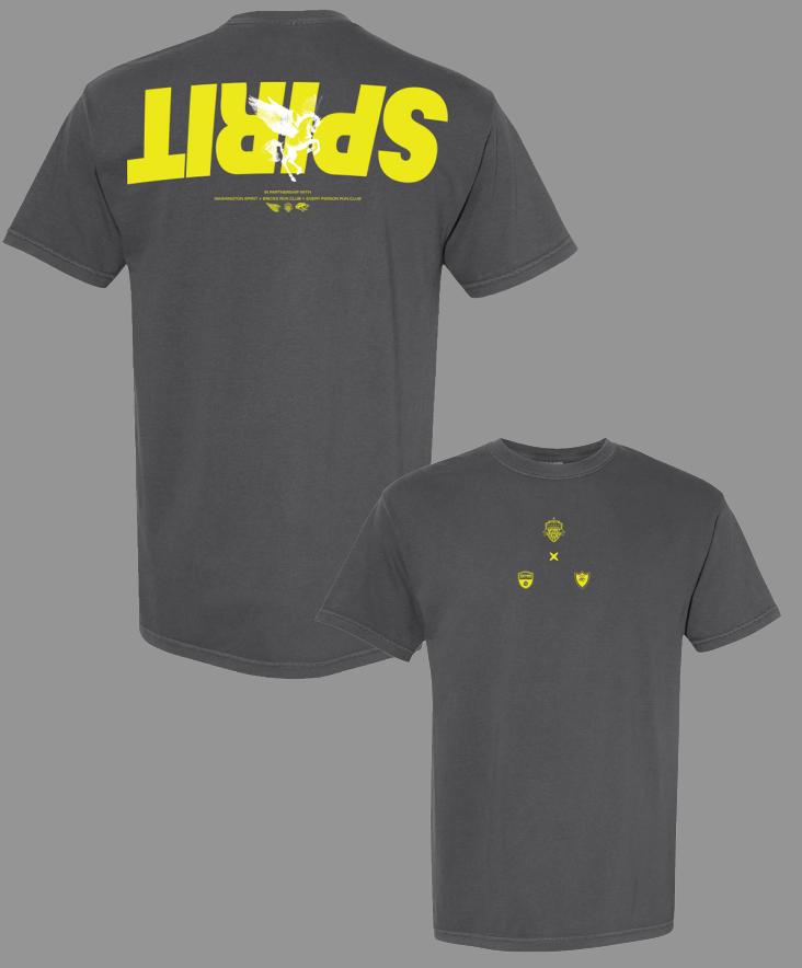 Washington Spirit Run Club Graphic Tee - Dark Grey