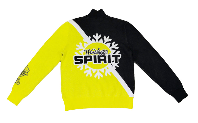 Suéter de punto con cremallera de un cuarto de copo de nieve Spirit x Dead Dirt