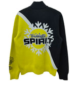 Suéter de punto con cremallera de un cuarto de copo de nieve Spirit x Dead Dirt