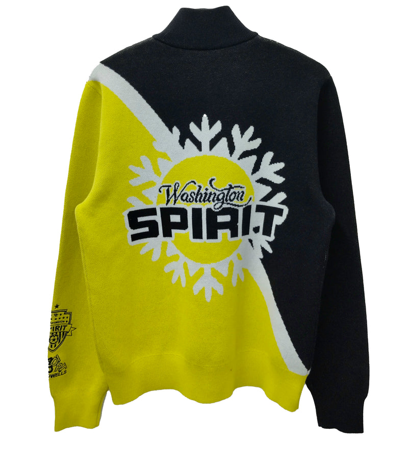 Suéter de punto con cremallera de un cuarto de copo de nieve Spirit x Dead Dirt