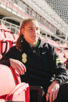 Sudadera con capucha Nike con el logo "S" de Washington Spirit 2024 en color negro