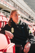Sudadera con capucha Nike con el logo "S" de Washington Spirit 2024 en color negro