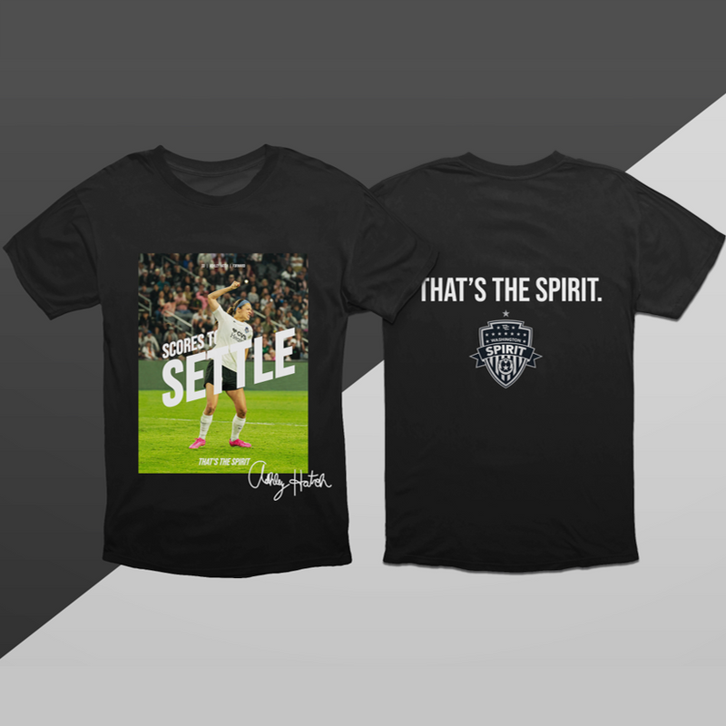 That's the Spirit! Player Tees - Ashley Hatch "Scores to Settle"