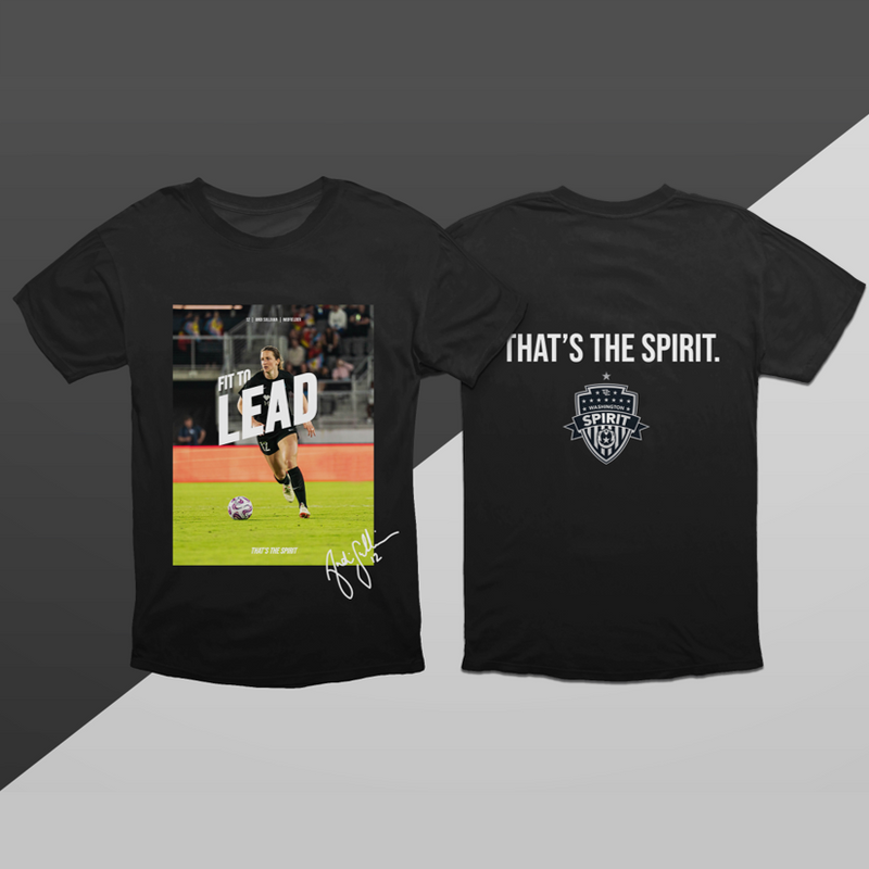 ¡Ese es el espíritu! Camisetas de jugador - Andi Sullivan "Fit to Lead"