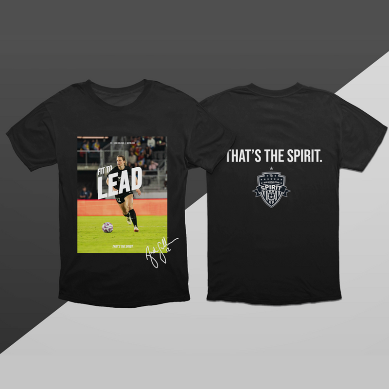 That's the Spirit! Player Tees - Andi Sullivan "Fit to Lead"