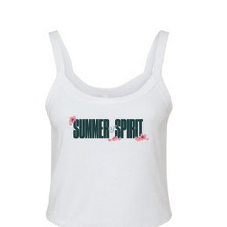 【新品未使用】ANDMARY Mary logo ribbon tank Summer of Spirit Micro Rib Spaghetti Strap Tank – Washington