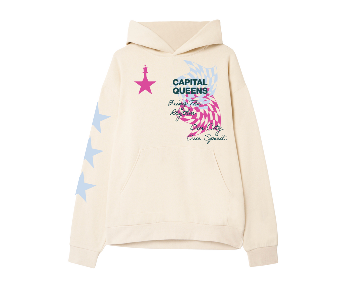 Capital Queens Chess Hoodie