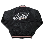 Washington Spirit Cherry Satin Bomber Jacket