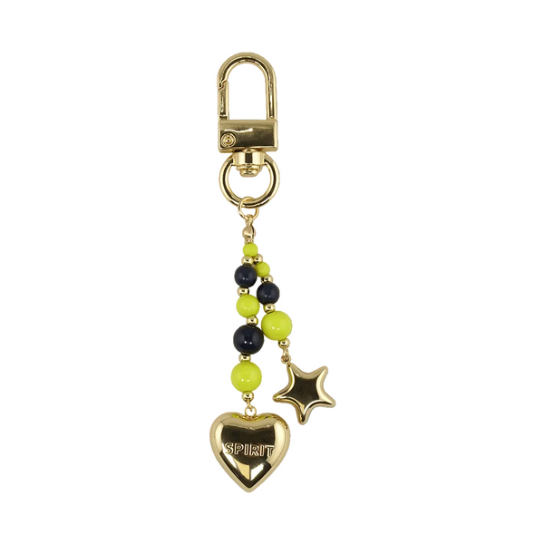 Washington Spirit Colored Bead Purse Charm - Gold