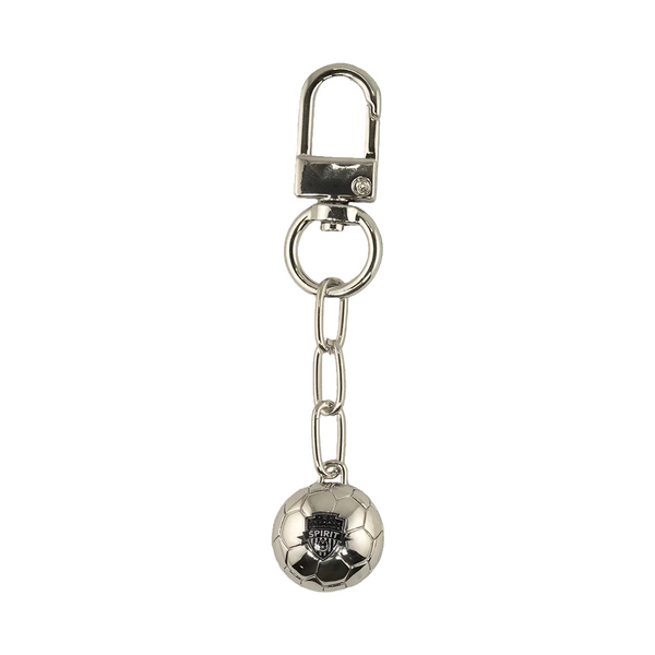 Washington Spirit Metal Ball Purse Charm - Silver
