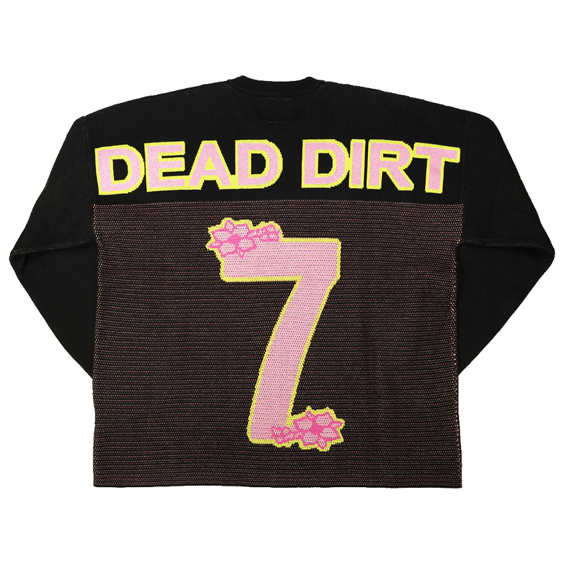 Dead Dirt x Spirit Cherry Blossom Black Out #7 Oversized Sweater