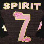 Dead Dirt x Spirit Cherry Blossom Black Out #7 Oversized Sweater