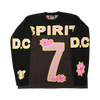 Dead Dirt x Spirit Cherry Blossom Black Out #7 Oversized Sweater