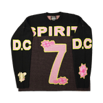 Dead Dirt x Spirit Cherry Blossom Black Out #7 Oversized Sweater