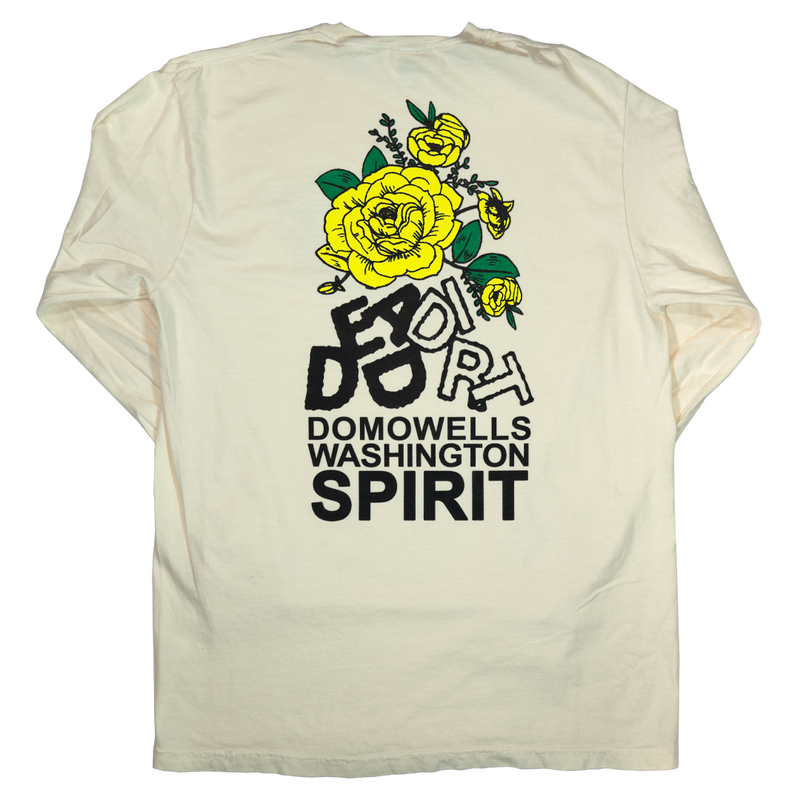 Camiseta clásica de manga larga con estampado floral de Dead Dirt x Spirit