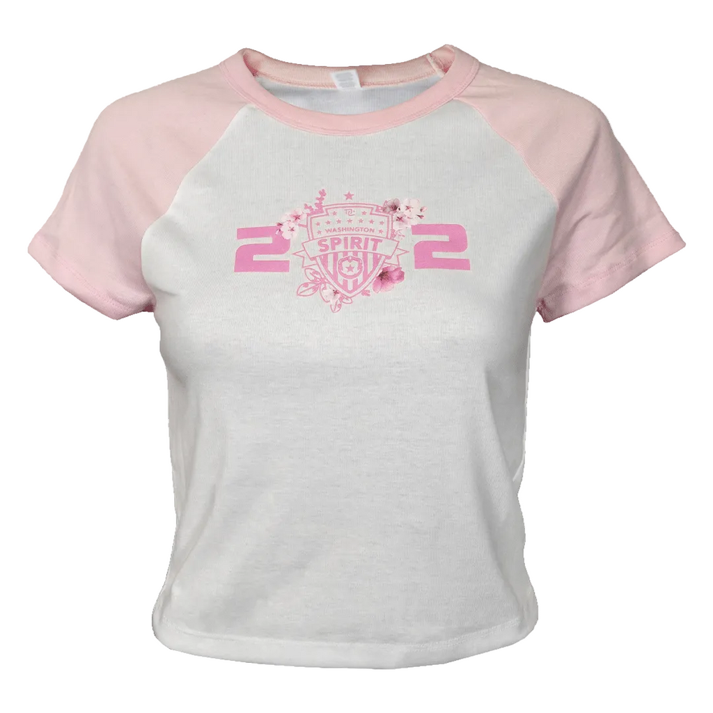 pois ポワ blouse tee ブラウスティー 2026 ピンク 新品 2026 Spirit Cherry Blossom Pink & White Baby Tee – Washington