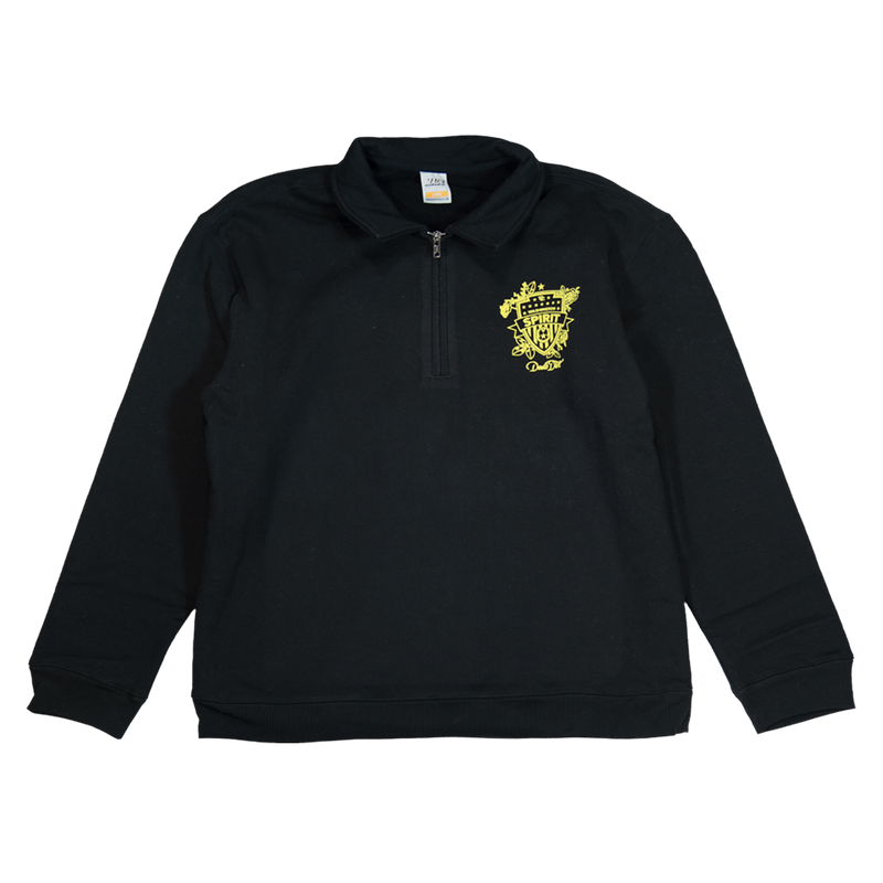 Sudadera clásica con media cremallera y diseño floral de Dead Dirt x Spirit
