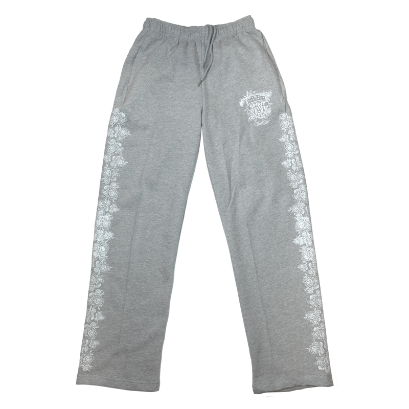 Pantalones deportivos con estampado floral clásico de Dead Dirt x Spirit