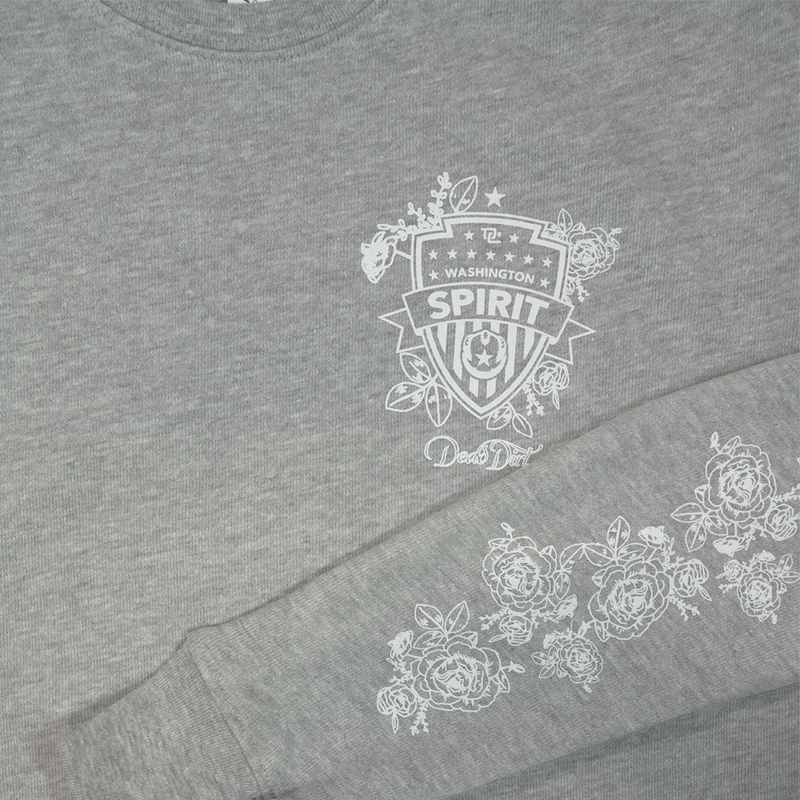 Sudadera clásica con estampado floral de Dead Dirt x Spirit