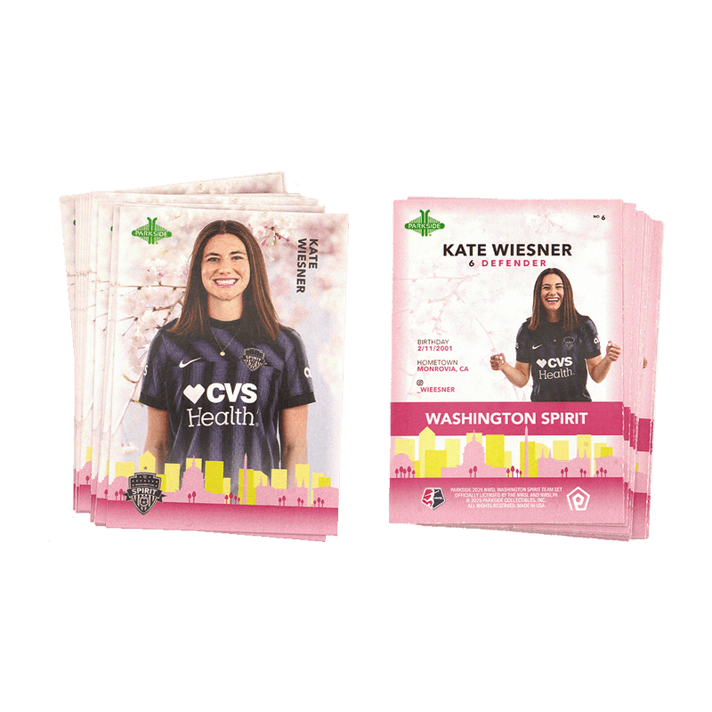 Washington Spirit Cherry Blossom Trading Cards
