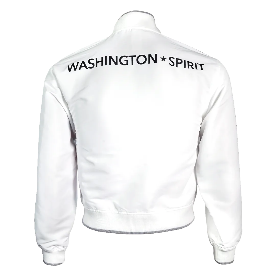 Washington Spirit White Zip Up Jacket