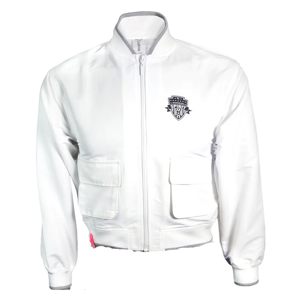 Washington Spirit White Zip Up Jacket