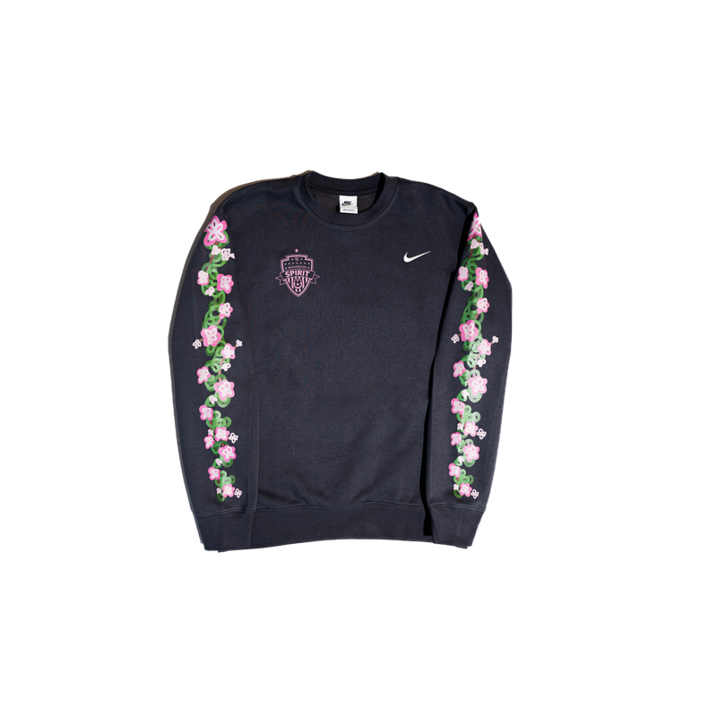 Washington Spirit 2024 Cherry Blossom Nike Crew Sweatshirt Anthracit Washington Spirit Shop