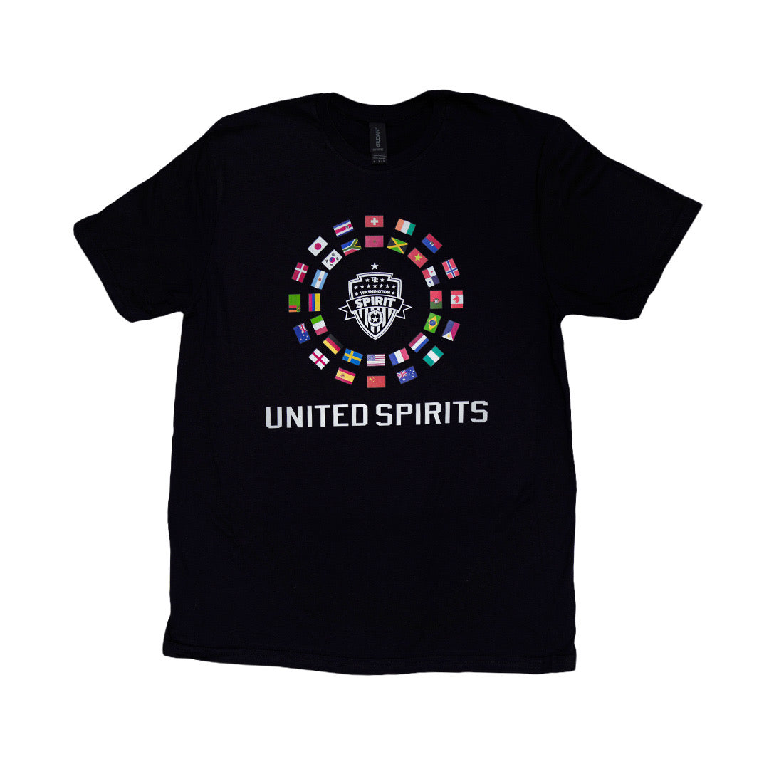 United Spirits 2023 - Camiseta juvenil de manga corta