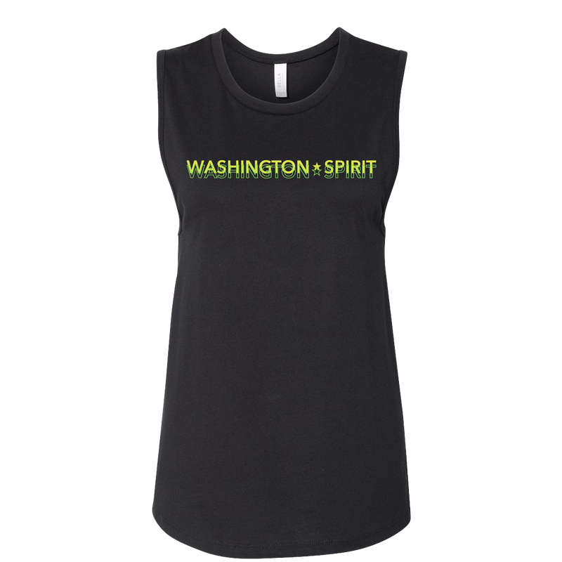 Washington Spirit Women's Black Muscle Tank