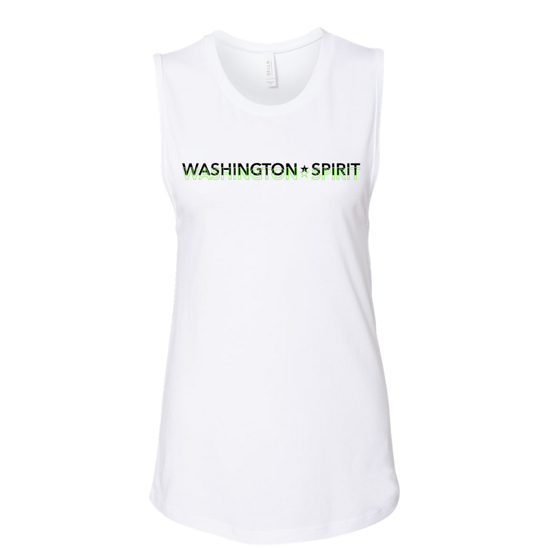 Washington Spirit Women's White Muscle Tank