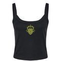 Washington Spirit Women's Black Micro Rib Spaghetti Strap Tank